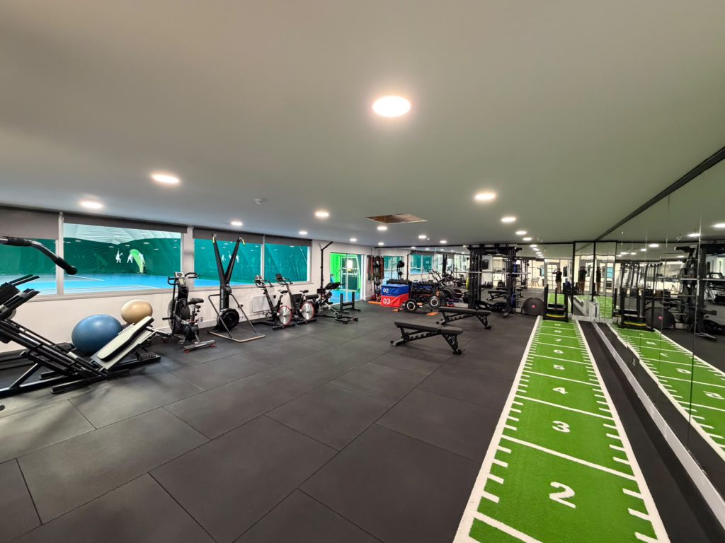 The functional gym at The Hill Racquets Club