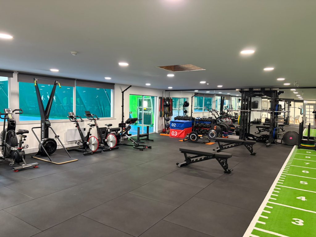 The functional gym at The Hill Racquets Club