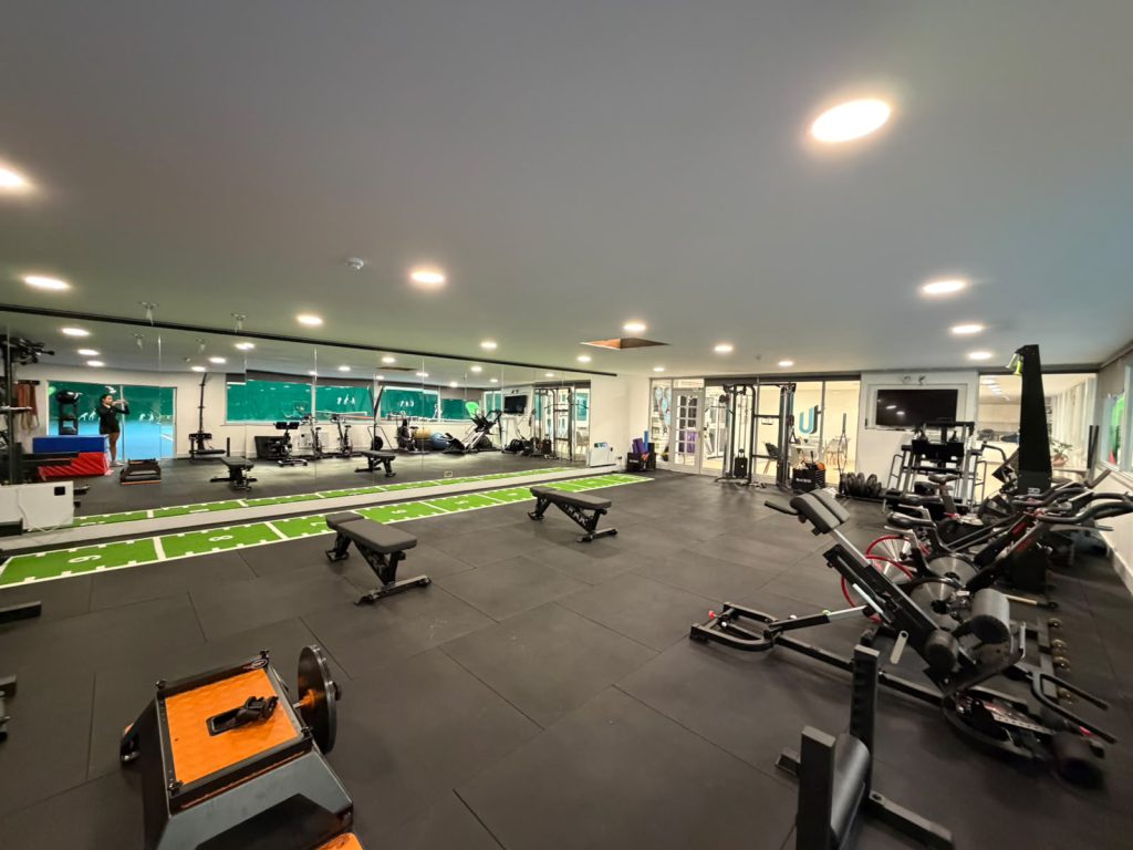 The functional gym at The Hill Racquets Club