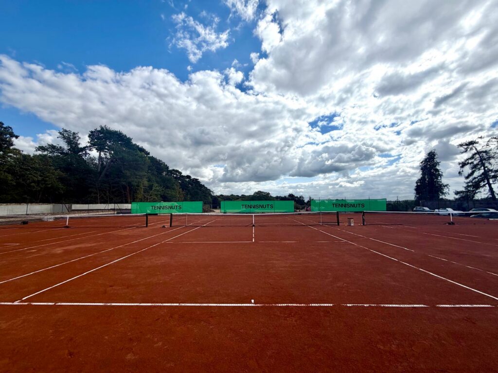 Outdoor European Red Clay Courts
